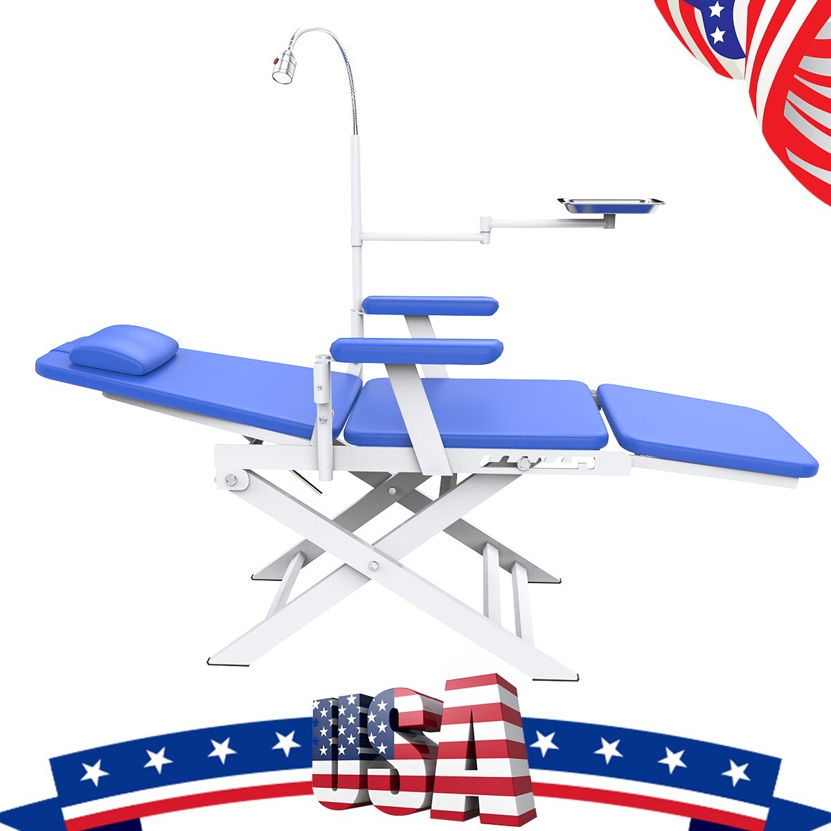 Dental Unit Chair Computer Controlled DC Motor/Portable Dental Chair PU Leather