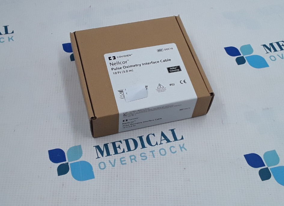 Covidien Nellcor Pulse Oximetry Interface Cable 10ft REF DOC10