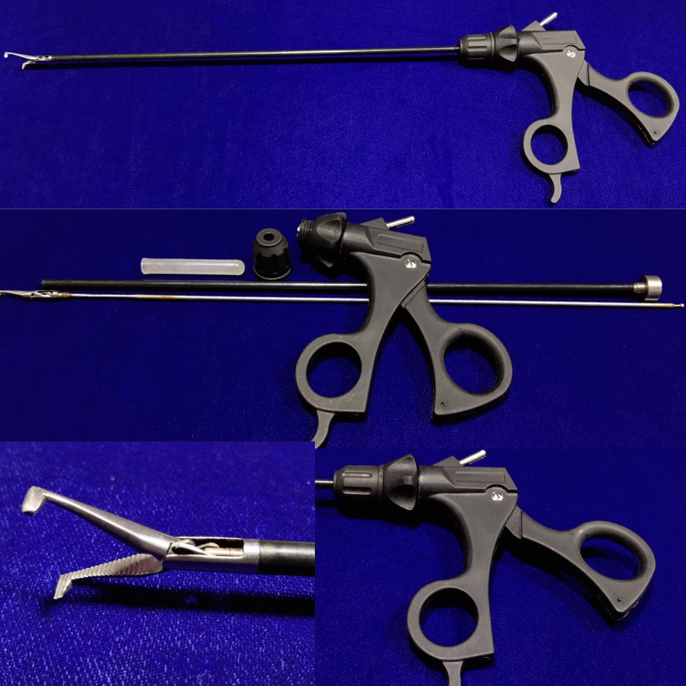1PCS Laparoscopic Right Angle Mixture 90 Degree Grasper 5mmx450mm Instruments CE