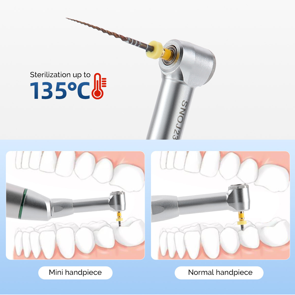 AZDENT Dental Cordless LED 16:1 Endo Motor / Apex Locator Root Canal Finder