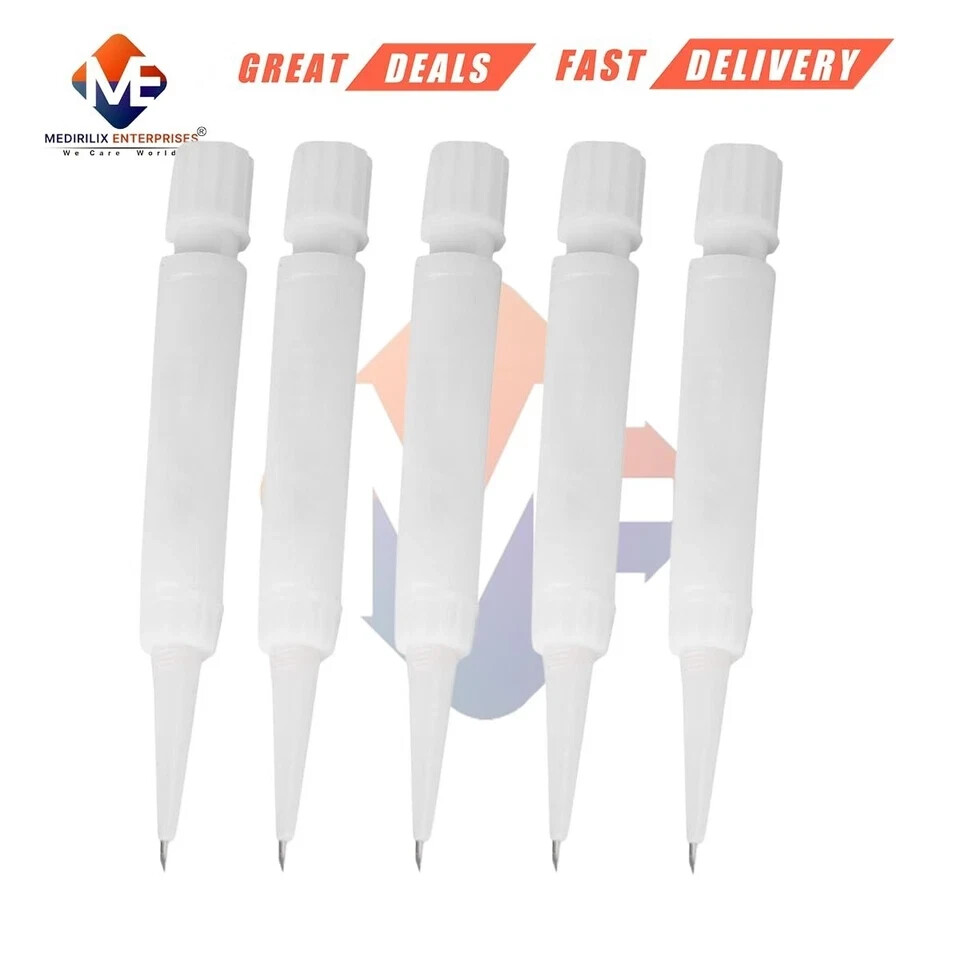 New Choi Implanter Pen 0.8MM Hair Transplant FUE Hair Implanting Pen,Pack 5 Pice