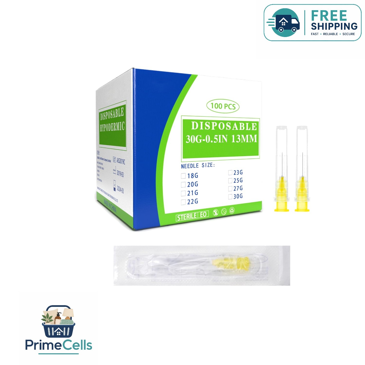 Versatile 100 Pack of 30 Ga Disposable Needles for Accurate Liquid Dispensing