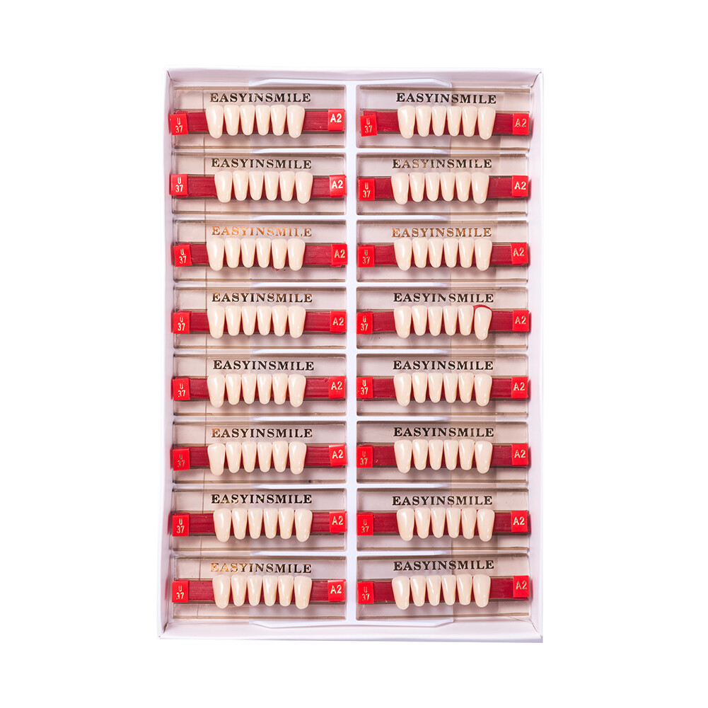 Dental False Teeth At Home Tooth Replacement Acrylic Resin Teeth Shade A1/A2/A3