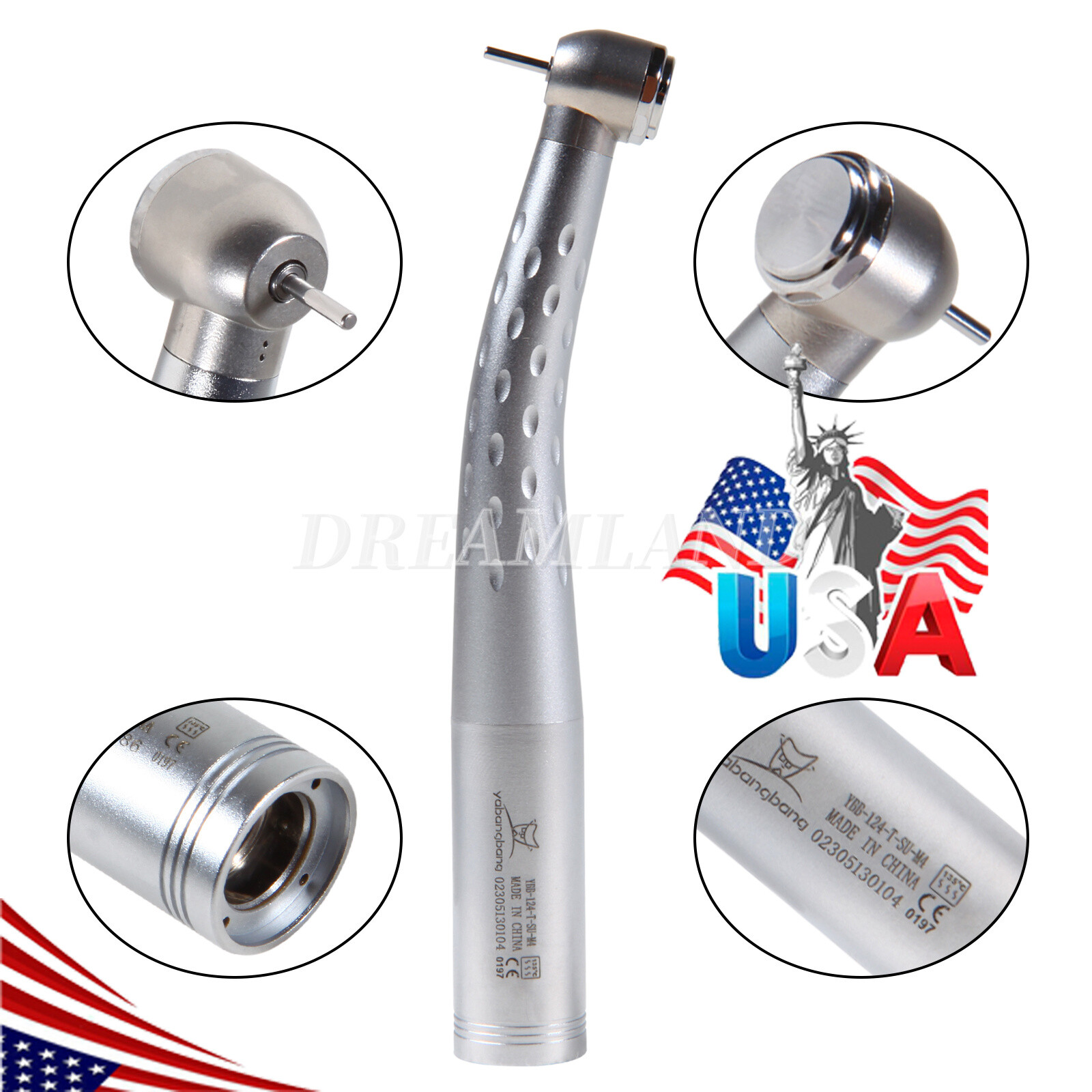 Dental large Torque High Speed Handpiece Push fit Quick Coupler KAVO 2 / 4Hole