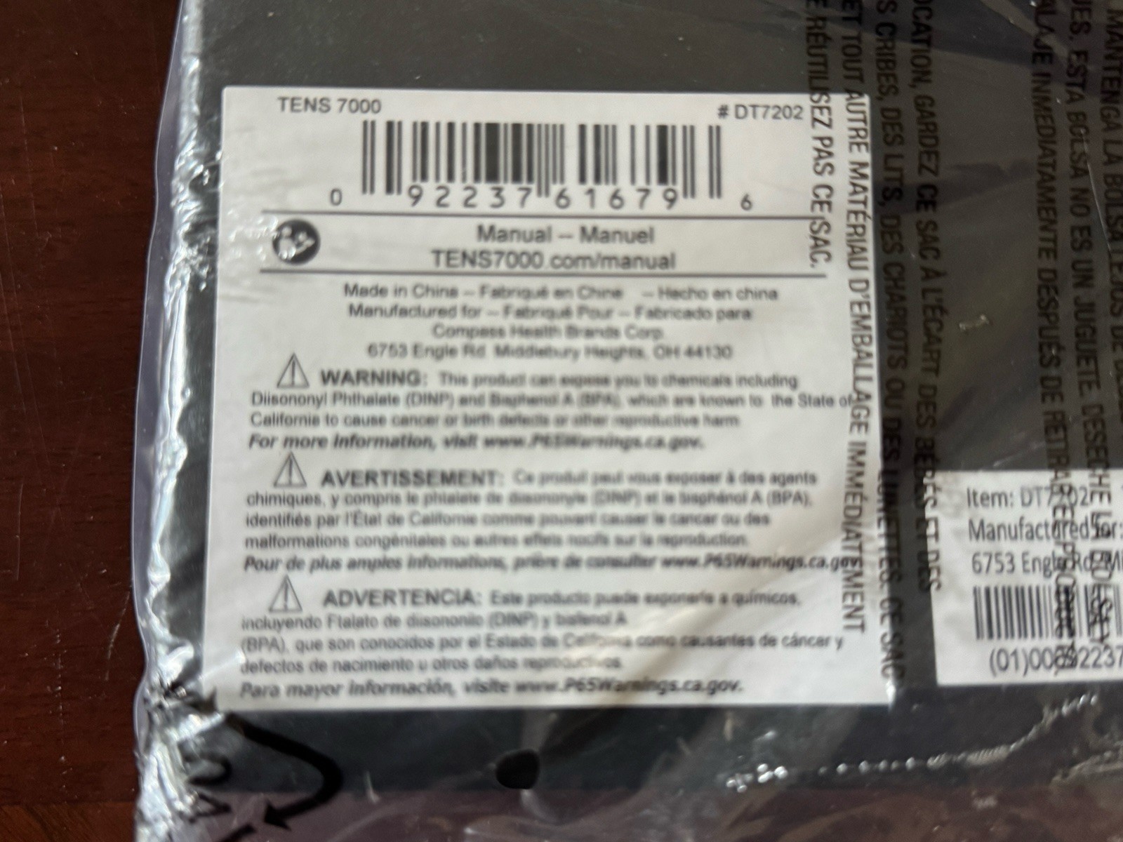 TENS 7000 Digital TENS Unit NEW