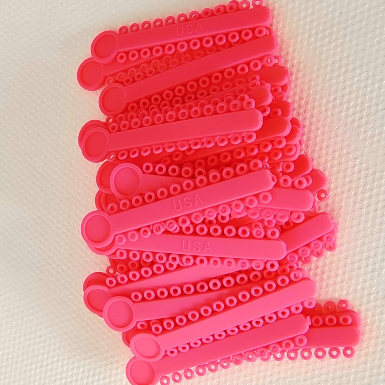 1 Bag Dental Orthodontic Ligature Ties Elastic Rubber Bands 35 Colors 1008 Pcs