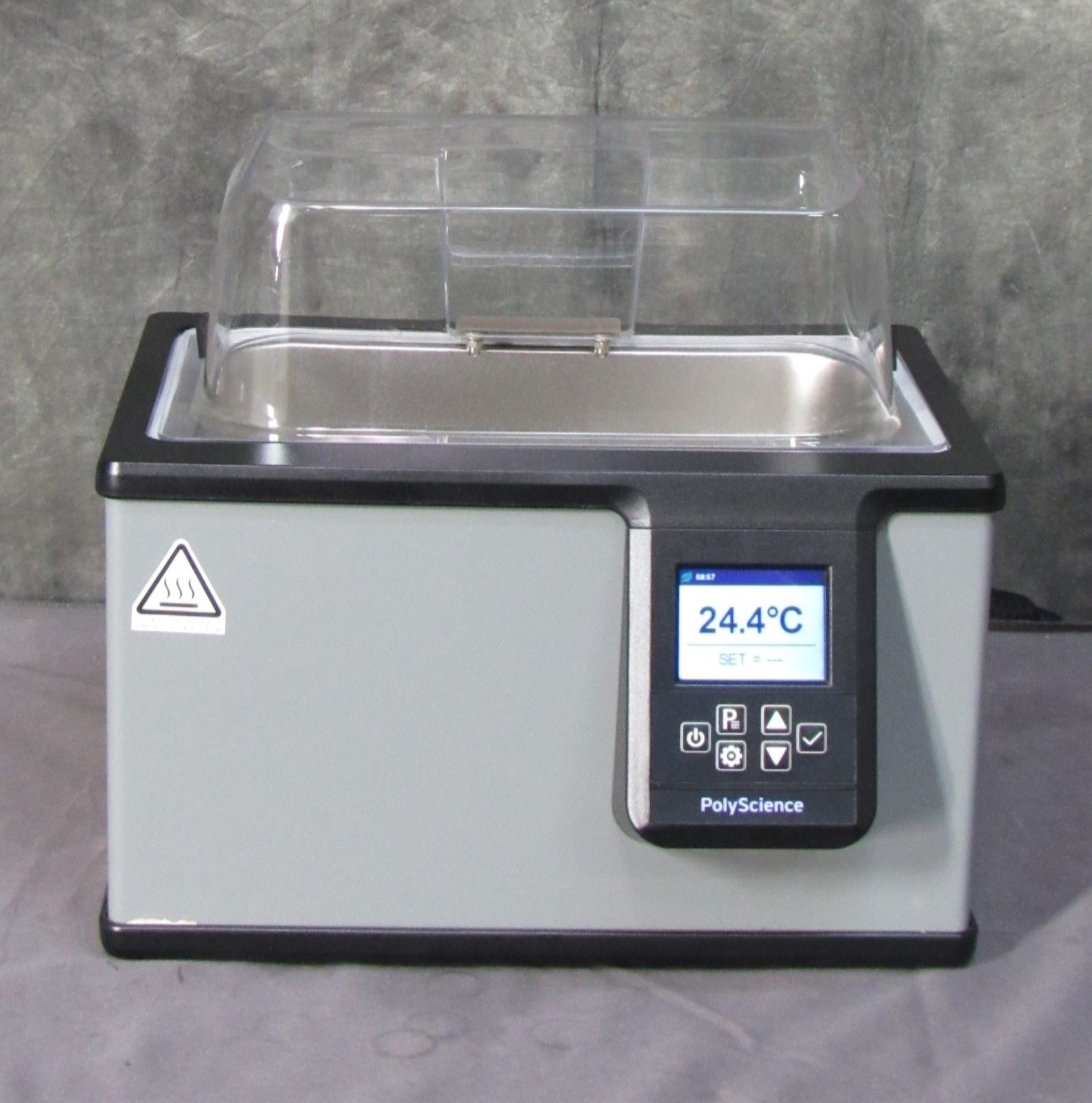 VWR Polyscience WBE05 General Purpose 5-Liter Heated Water Bath; 120V 60Hz