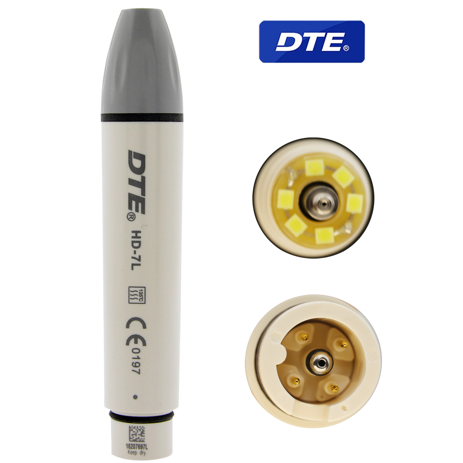 Woodpecker Dental Ultrasonic Scaler UDS-N2 N3 DTE V2 V3 LED Handpiece Piezo Tips