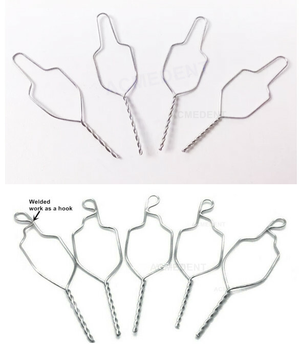 Dental Preformed Ligature Wire Kobayashi Ligatures Ties SS Long Short Twisted