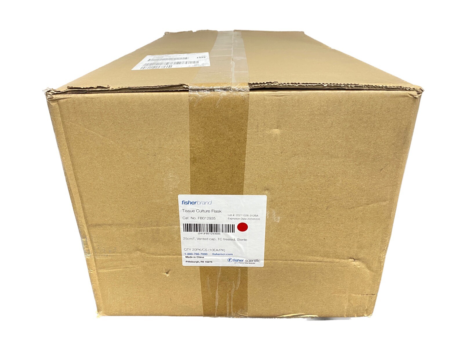 (200/Cs) FISHERBRAND Surface Treated Tissue Culture Flasks Vented Cap Sterile