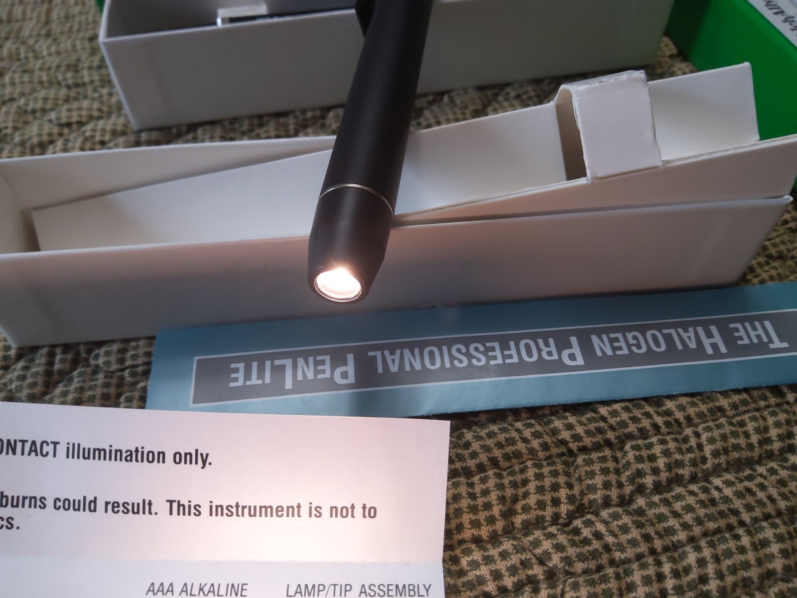 2 Welch Allyn 76600 Professional PenLite Ophthalmoscope, See Description, MINT!!
