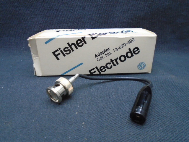 FISHERBRAND Electrode Connection Adapter Mercury-Free Pin Plug to BNC Input Jack