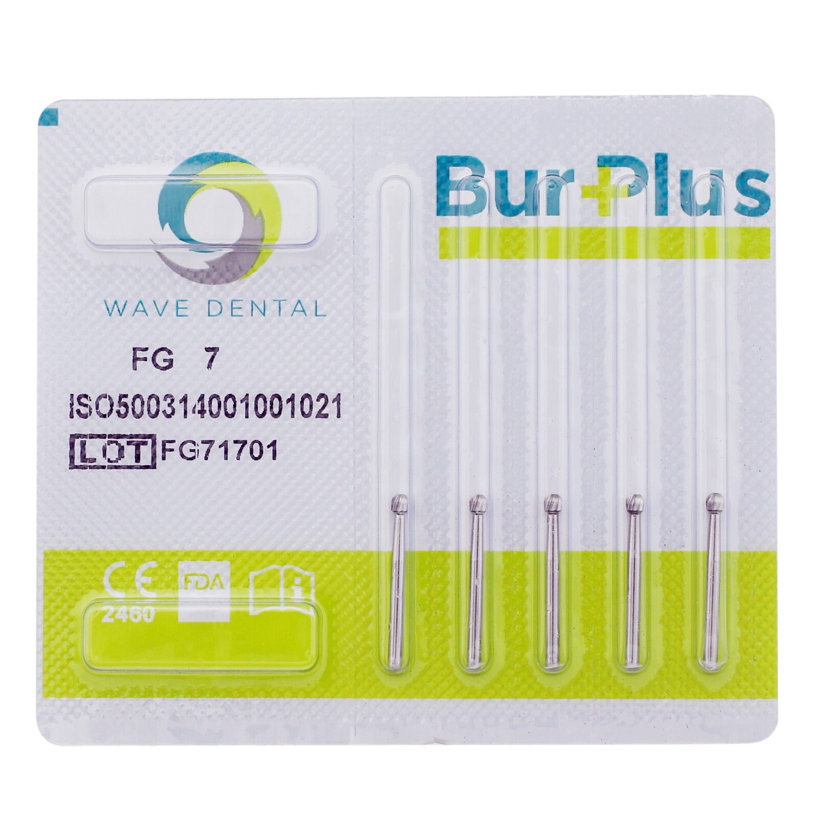 Wave Dental Carbide Bur FG #1/4 1/2 2 4 6 8 Round Ball High Speed Friction Grip