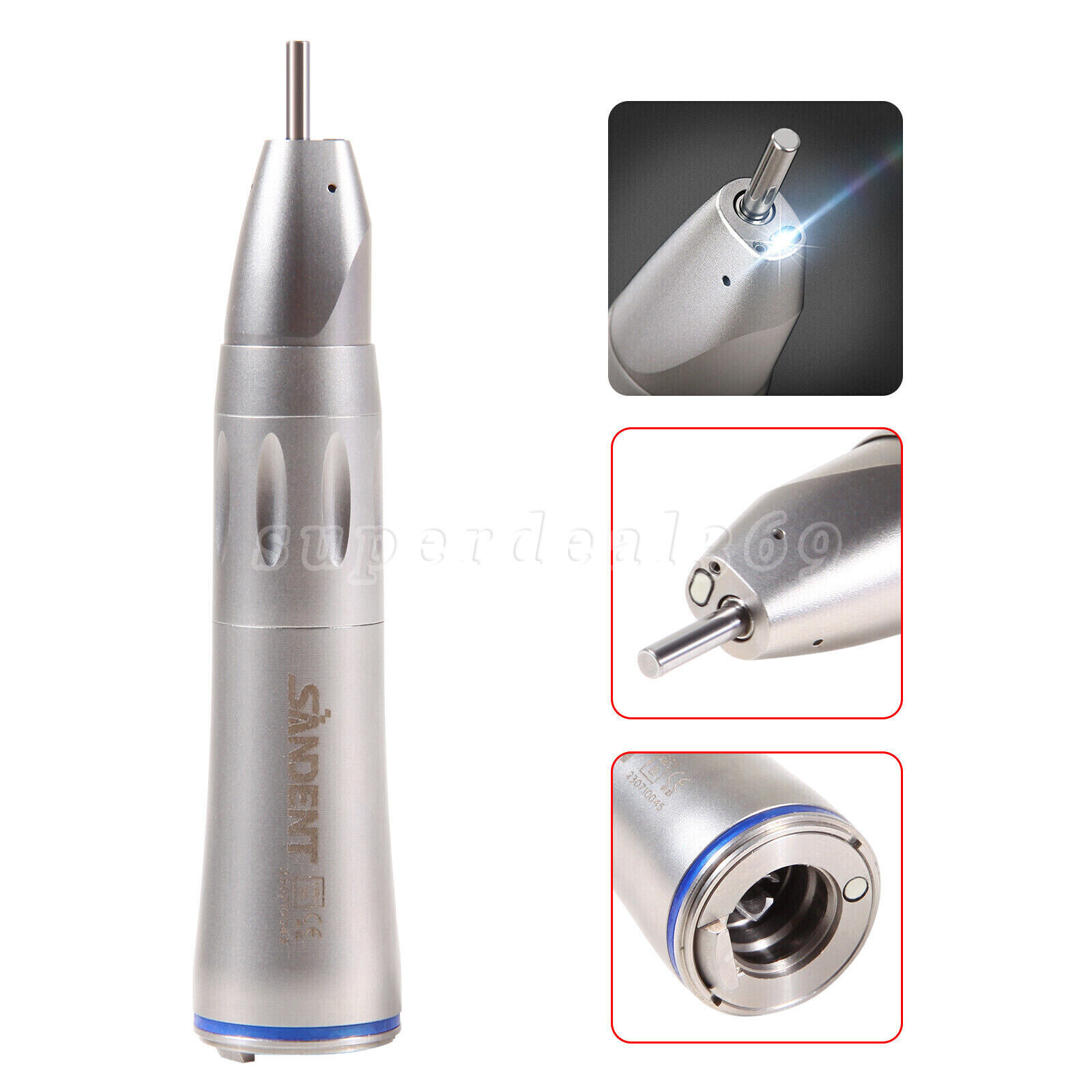 Dental NSK Style Brushless LED Electric Micro Motor /1:1 Straight Handpiece DS