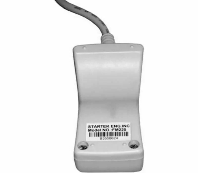 Startek FM220 Biometric Fingerprint Scanner with Micro USB Port, Small, White