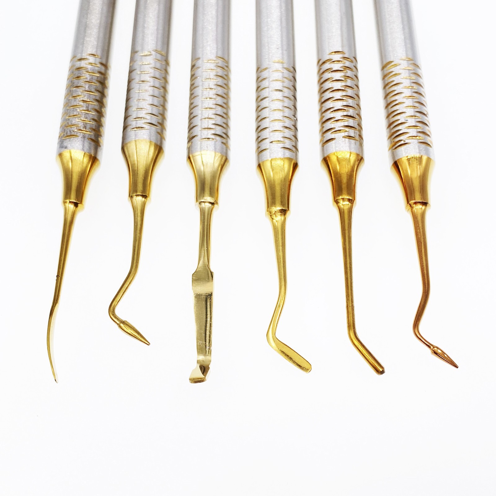 6pcs/set Dental Composite Resin Filling Spatula Repair Restorative Instruments