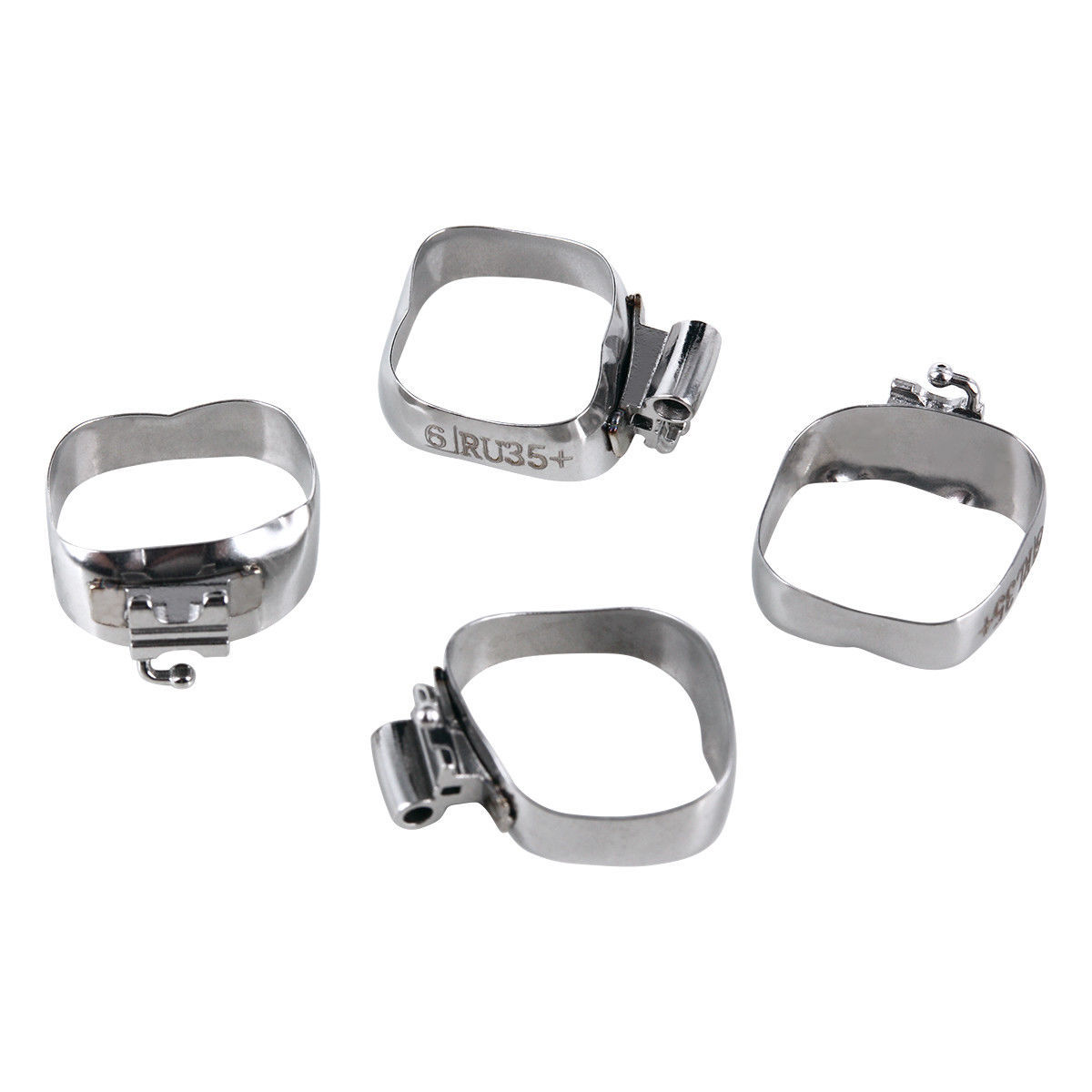 Dental Ortho 1st Molar Buccal Tube Prewelded Bands U2/L1 Roth 0.022 29 to 43+