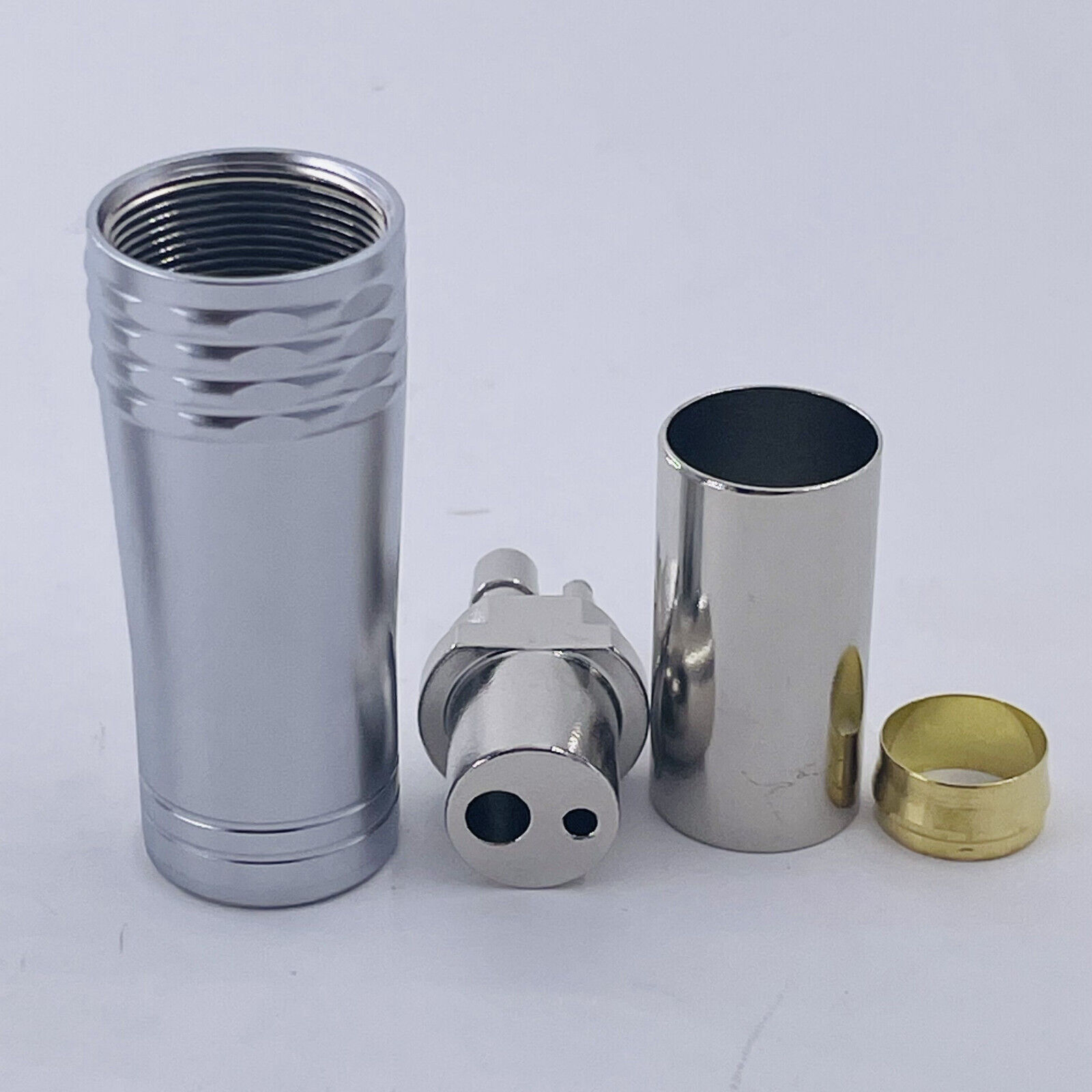 Dental High Speed Handpiece Tube Connector Tubing Adapter Quick-Change 2/4 Hole