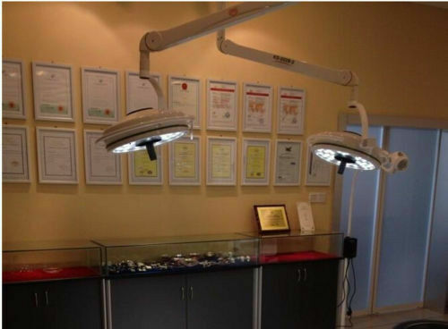 800mm Ceiling-Mounted 36W LED Surgical Exam Light Shadowless Surgical Lamp FDA