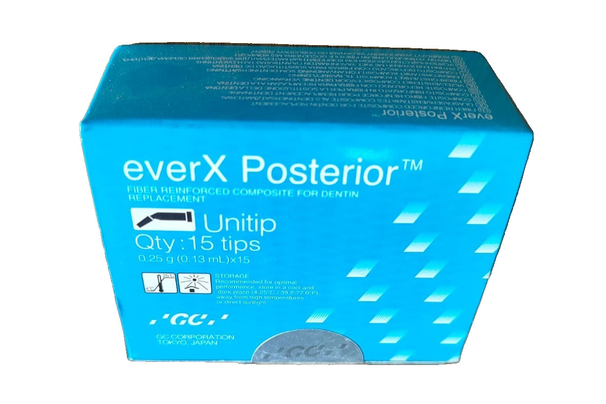 GC EverX Posterior Fibre Reinforced Composite Resin 15×0.13ml Unitips Dental