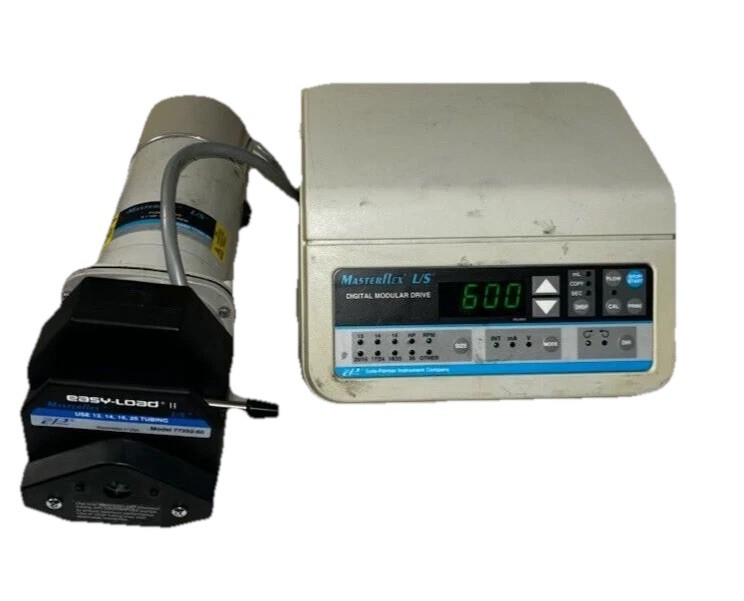 COLE PARMER 77300-80 MASTERFLEX L/S Digital Drive W/ 77300-40 Pump Drive & Head