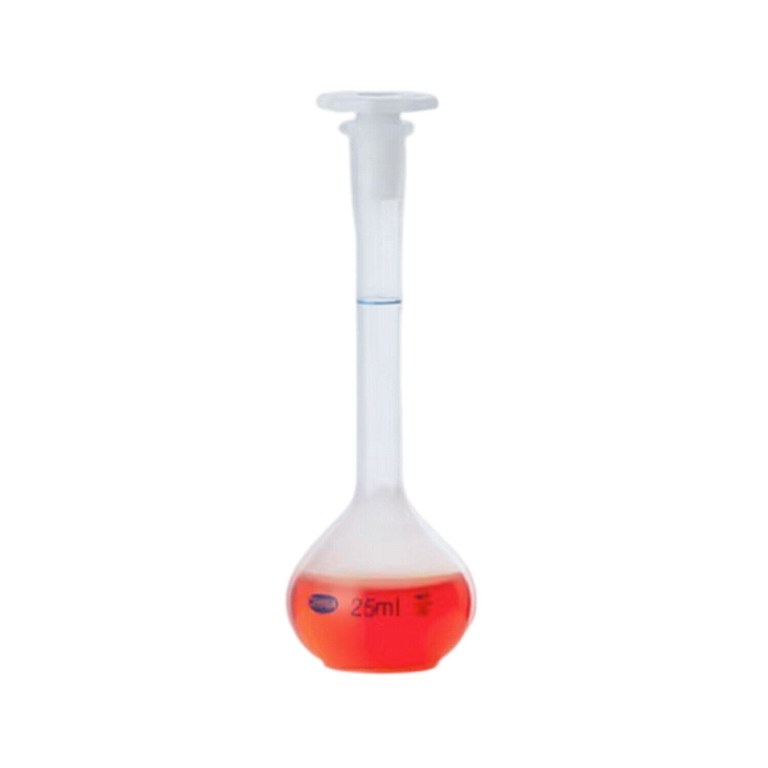 250ml Polypropylene PP Volumetric Flask with Stopper Plastic Chemical Labware