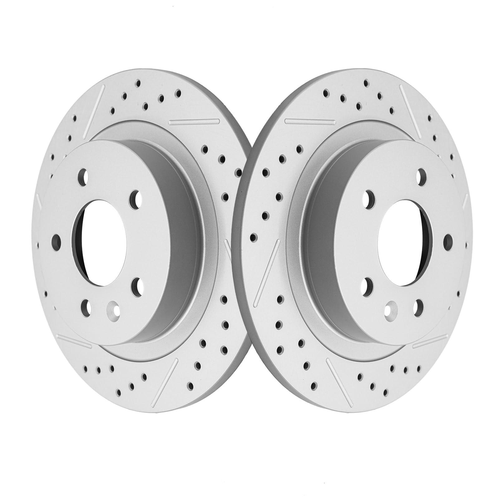 Rear Drilled Slotted Brake Rotors for Equinox 18-23 Malibu 16-22 LaCrosse 17-19