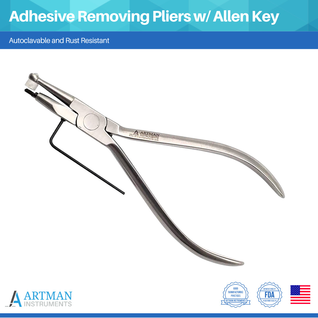 Adjustable Adhesive Removing Pliers w/ Included Allen Key ARTMAN