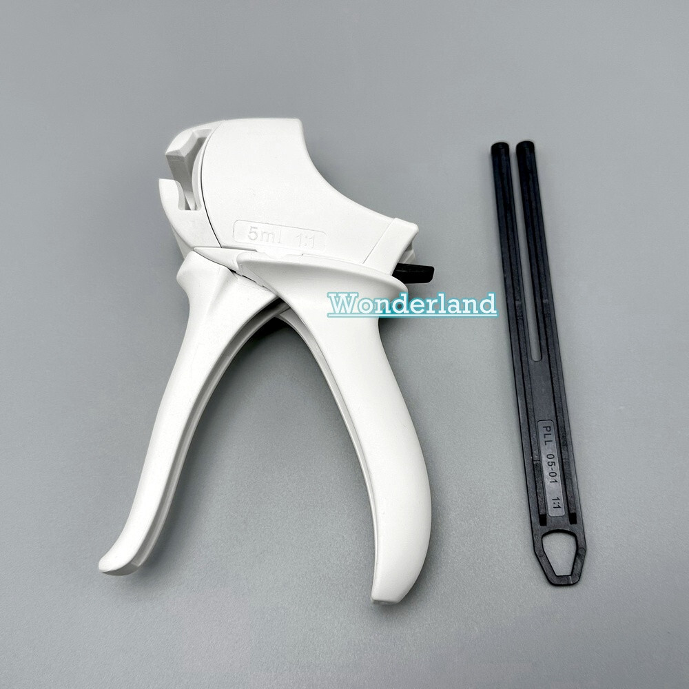 Dental Activa-Spenser Type Dispenser Gun For 5Ml 1:1/10:1 Automix Syringe Cement