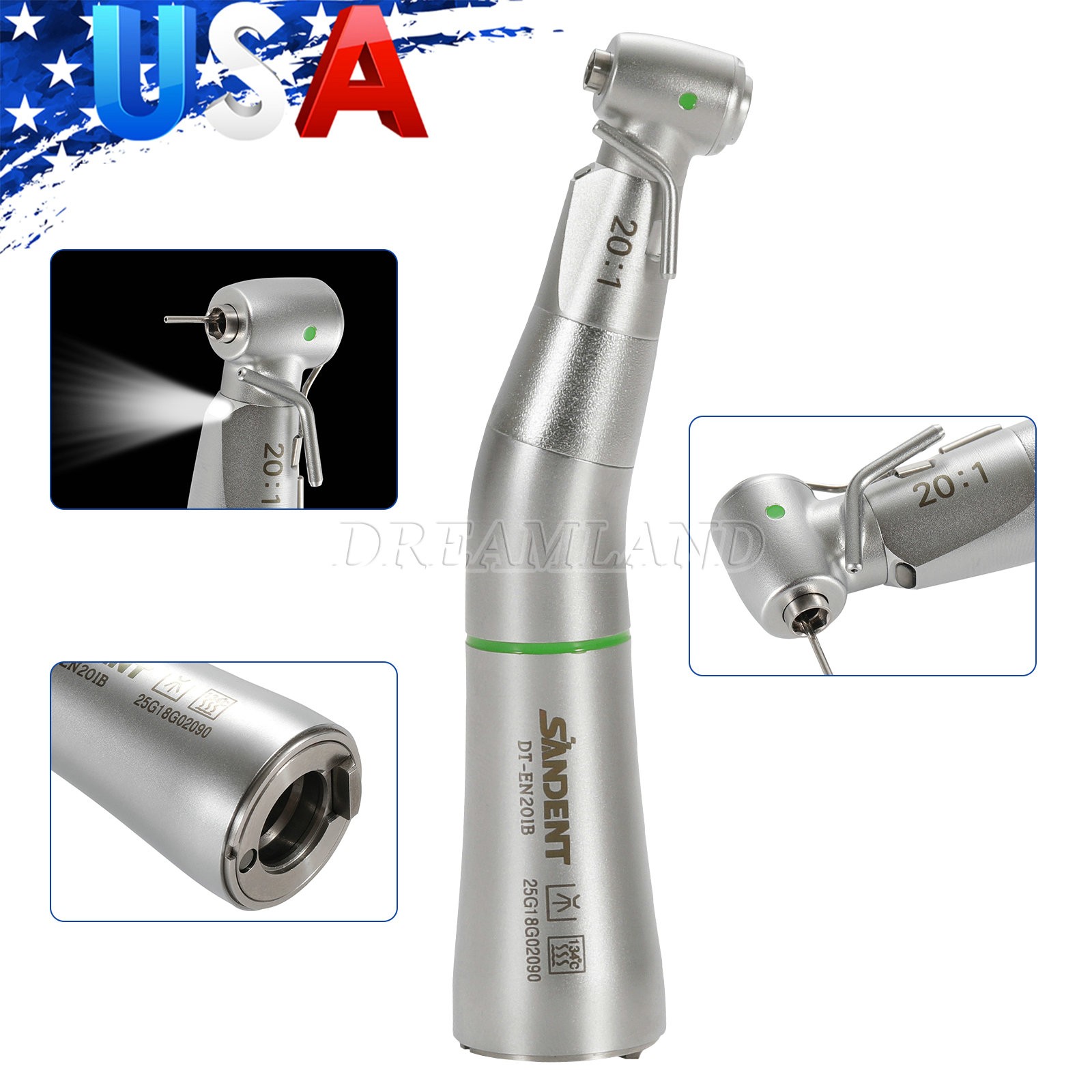 S201XL,Surgical 20:1,BRAND NEW ,1 YEAR WARRANTY, Dental Contra Angle Handpiece
