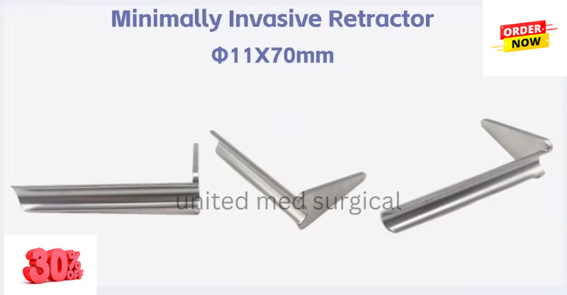 UBE Spinal Endoscope Working Casing Dual Channel Retractor 3 Pcs Set