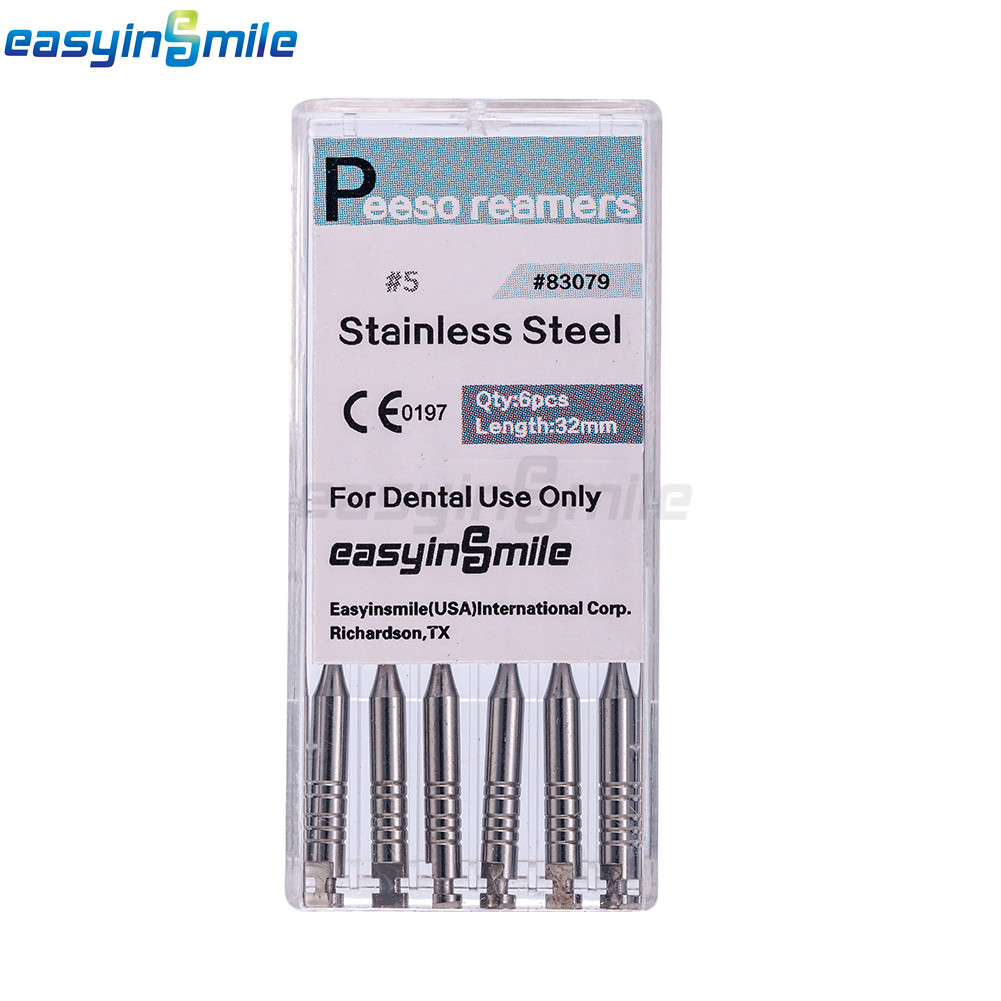 10pack Dental Endo Pesso Reamers/Glidden Gates Drill Spiral Burs Root Canal #1-6