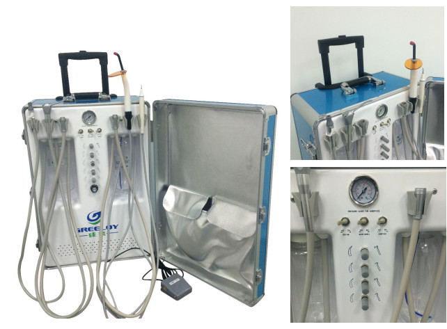 GU-P206S Dental Unit+Curing Light+Scaler +PANA MAX High/Low Speed Handpieces 4H