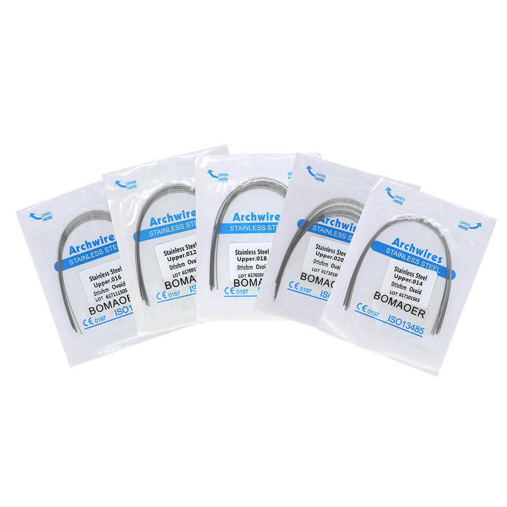 New Dental Orth Stainless Steel 10pcs/bagRound Arch Wire 014 Lower 5-200packs