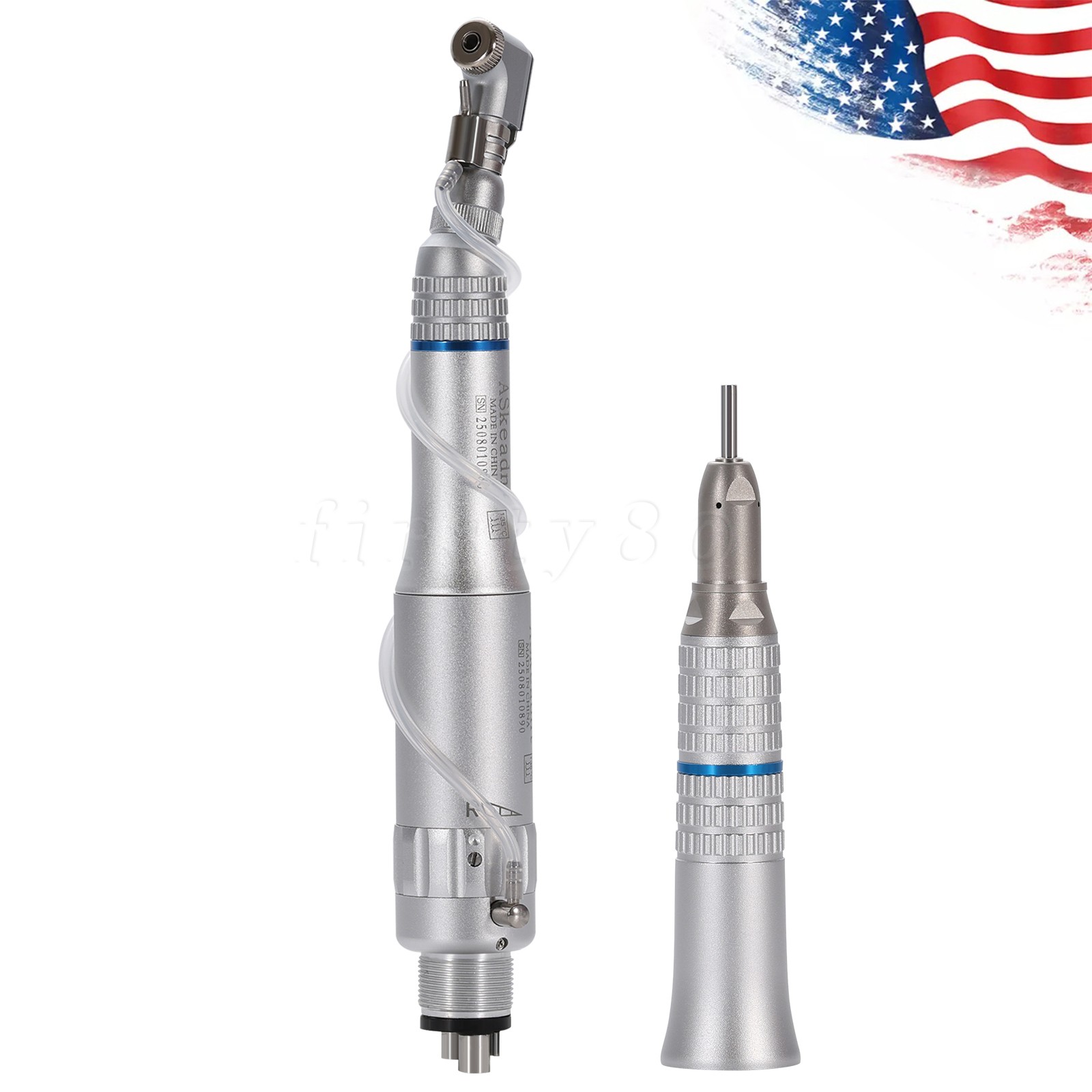 Contra Angulo Dental Low Speed Handpiece Straight Contra Angle Air Motor 4H FDA
