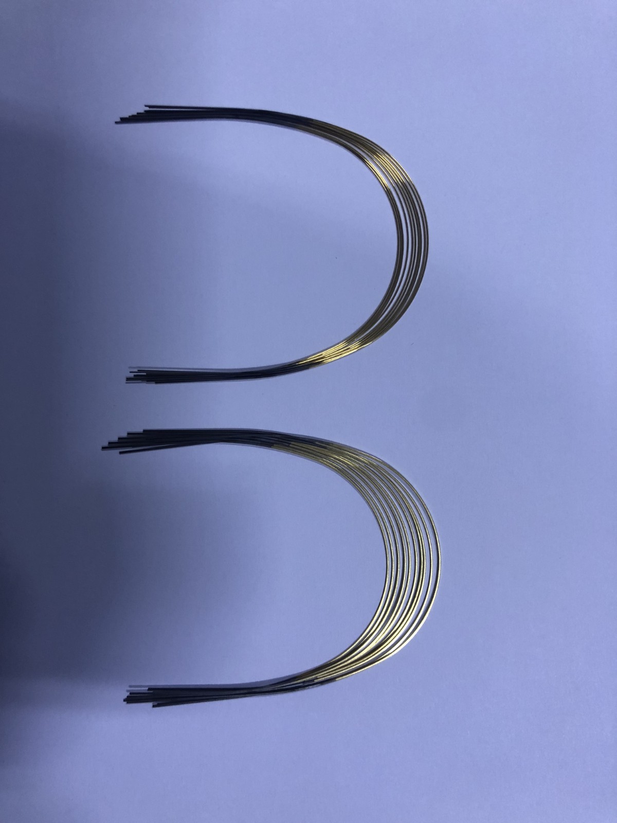 24K Gold Coated Super elastic Ni-Ti Orthodontic Rectangular Wires 12 sizes 1pc