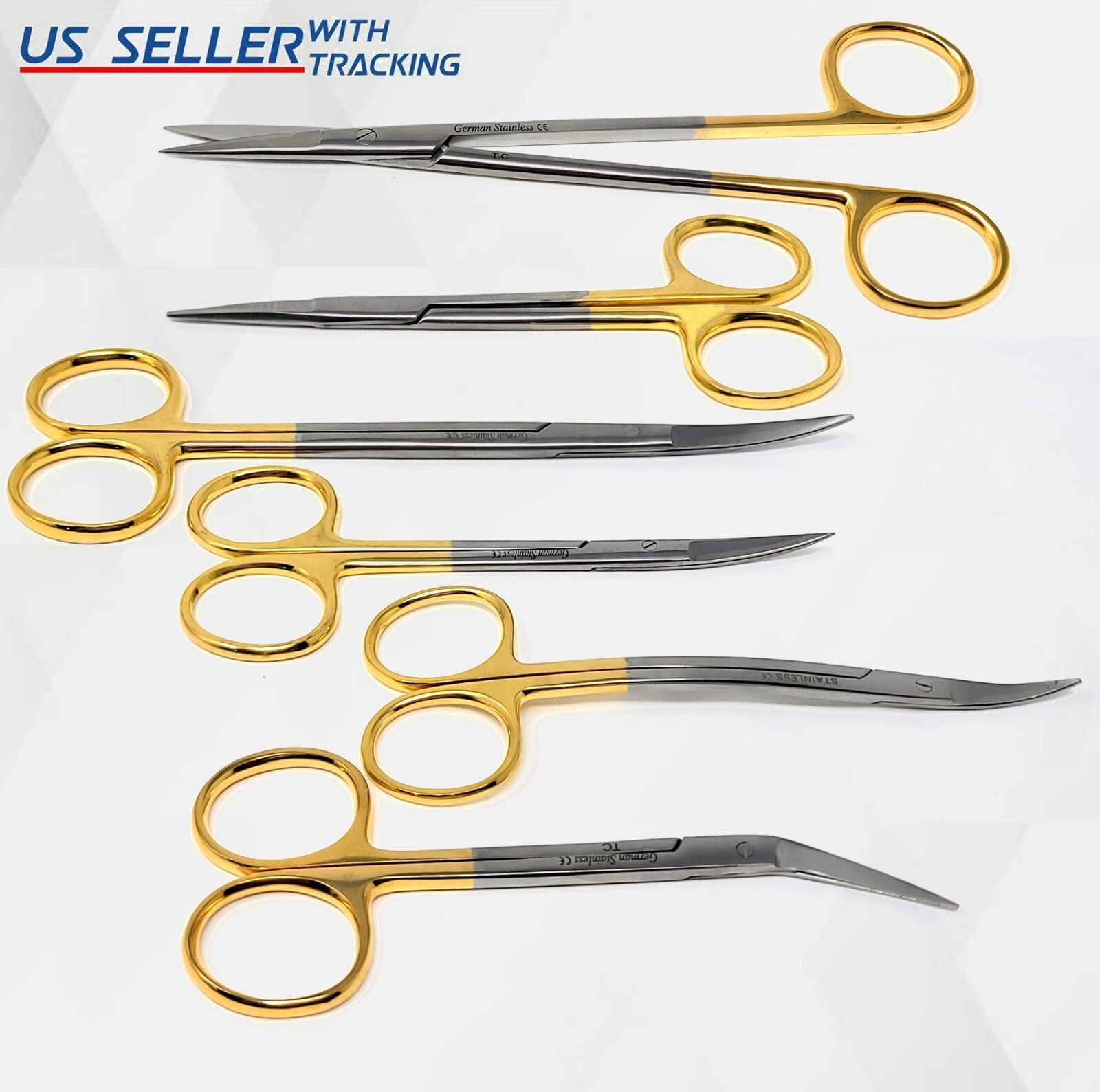 Medical Scissors TC Curved & Straight Dental Surgical Scissor Tijeras Ciseaux CE