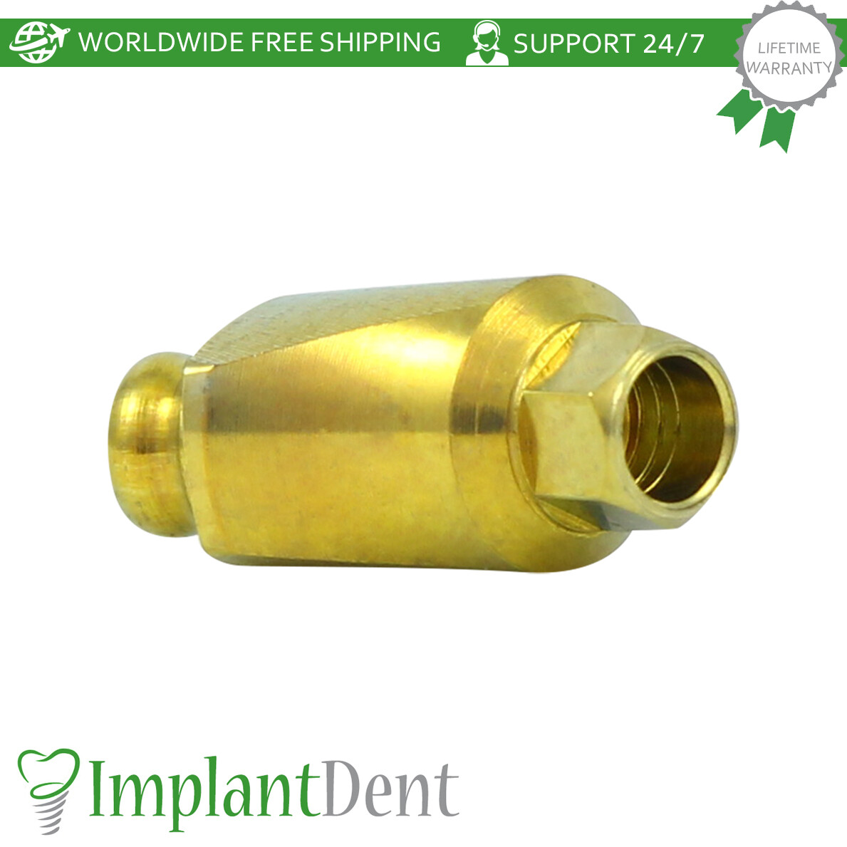 1x Dental Angulated 30° Loc-Low Attachment Int Hex 2.42mm