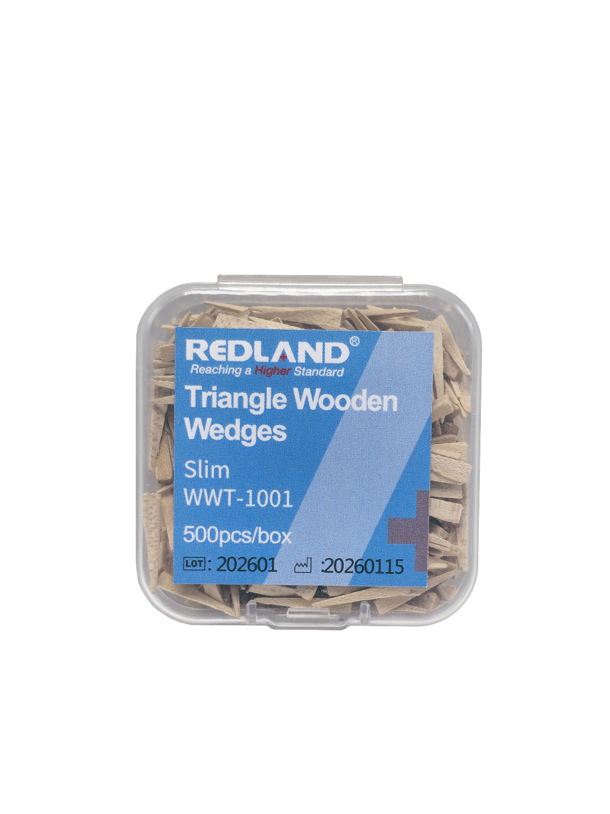 REDLAND Triangular Wood Dental Wedges (500 Pack)