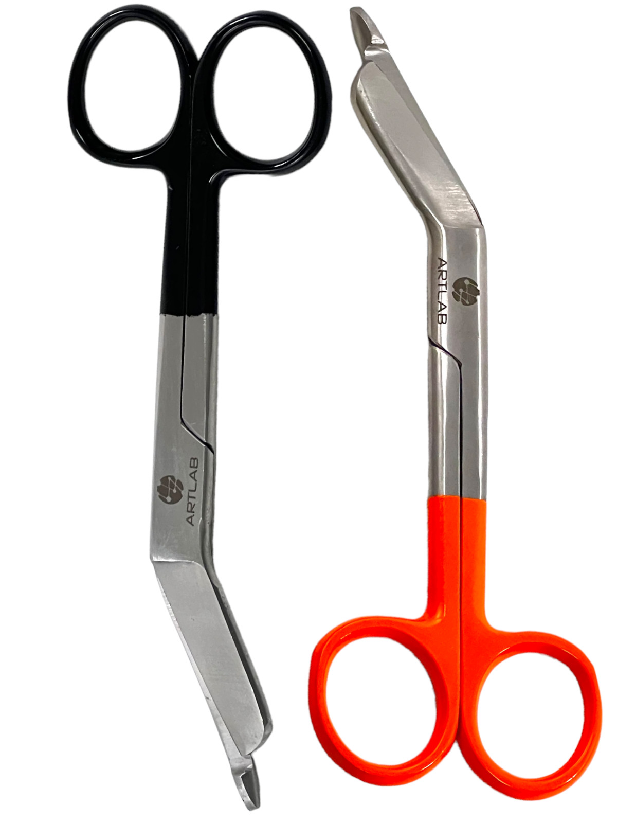 LISTER BANDAGE SCISSORS 5.5″ Orange Color + Black Color Stainless Steel