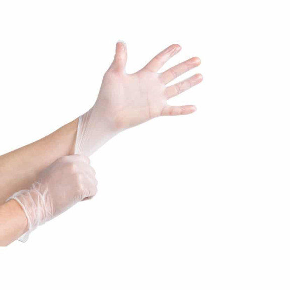 VINYL POWDER-FREE GLOVES LATEX FREE – Small, Medium, Large, X-Large