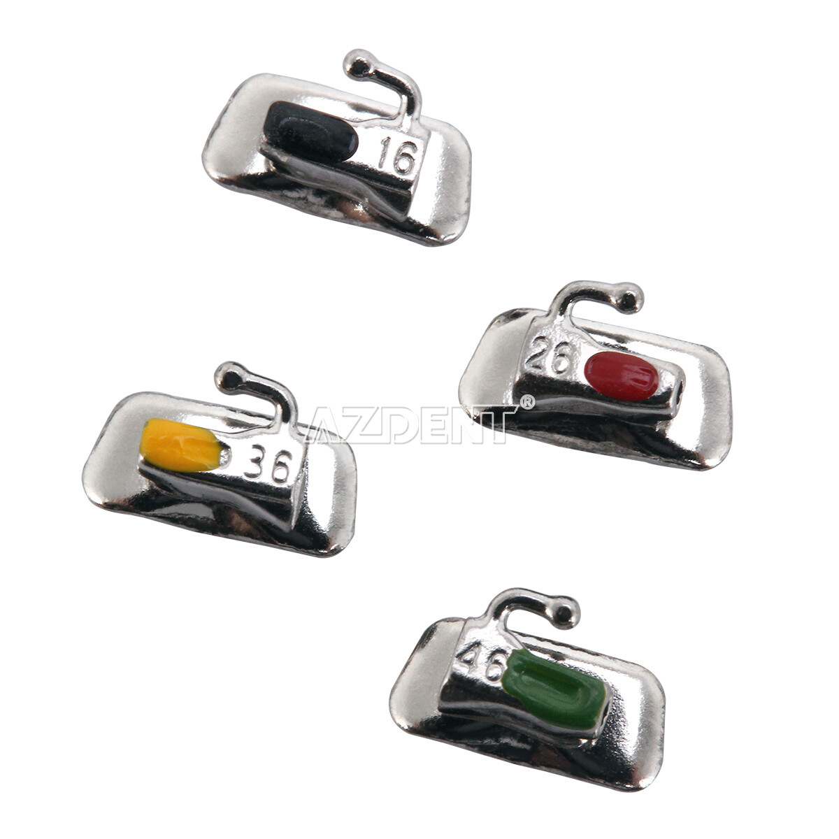 10Kits Dental Orthodontic Buccal Tube 1st Molar Roth 0.022 Bondable Non-conv