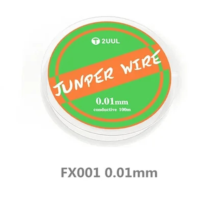 2UUL Ultra-Fine Jumper Wire 0.009/0.01/0.02Mm, 100M Conductive/Insulative Flying