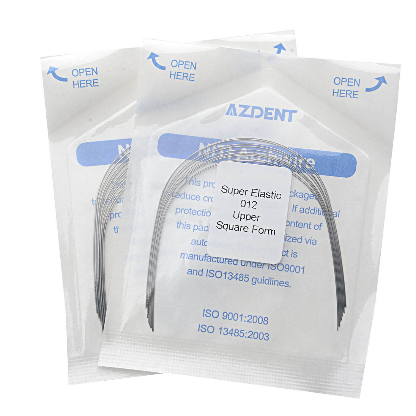AZDENT Dental Orthodontic Super Elastic NITI Arch Wire Round Ovoid/Square/Nature