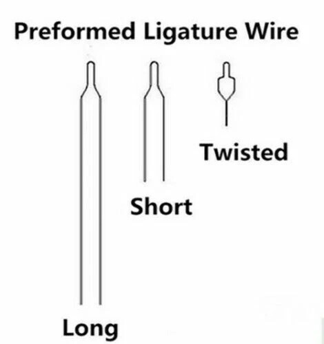 Dental Orthodontic Wire Preformed & Kobayashi Ligature Ties Stainless Steel Wire
