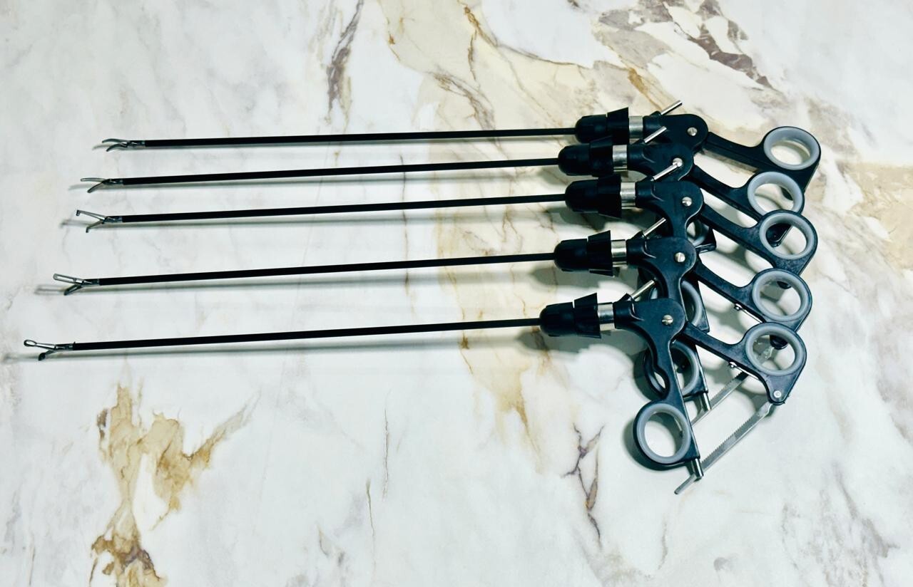5pc Laparoscopic Grasper Forceps Scssor Enoscopy best Instruments Set 5mm