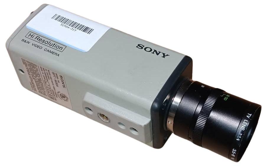 SONY BLACK AND WHITE VIDEO CAMERA @