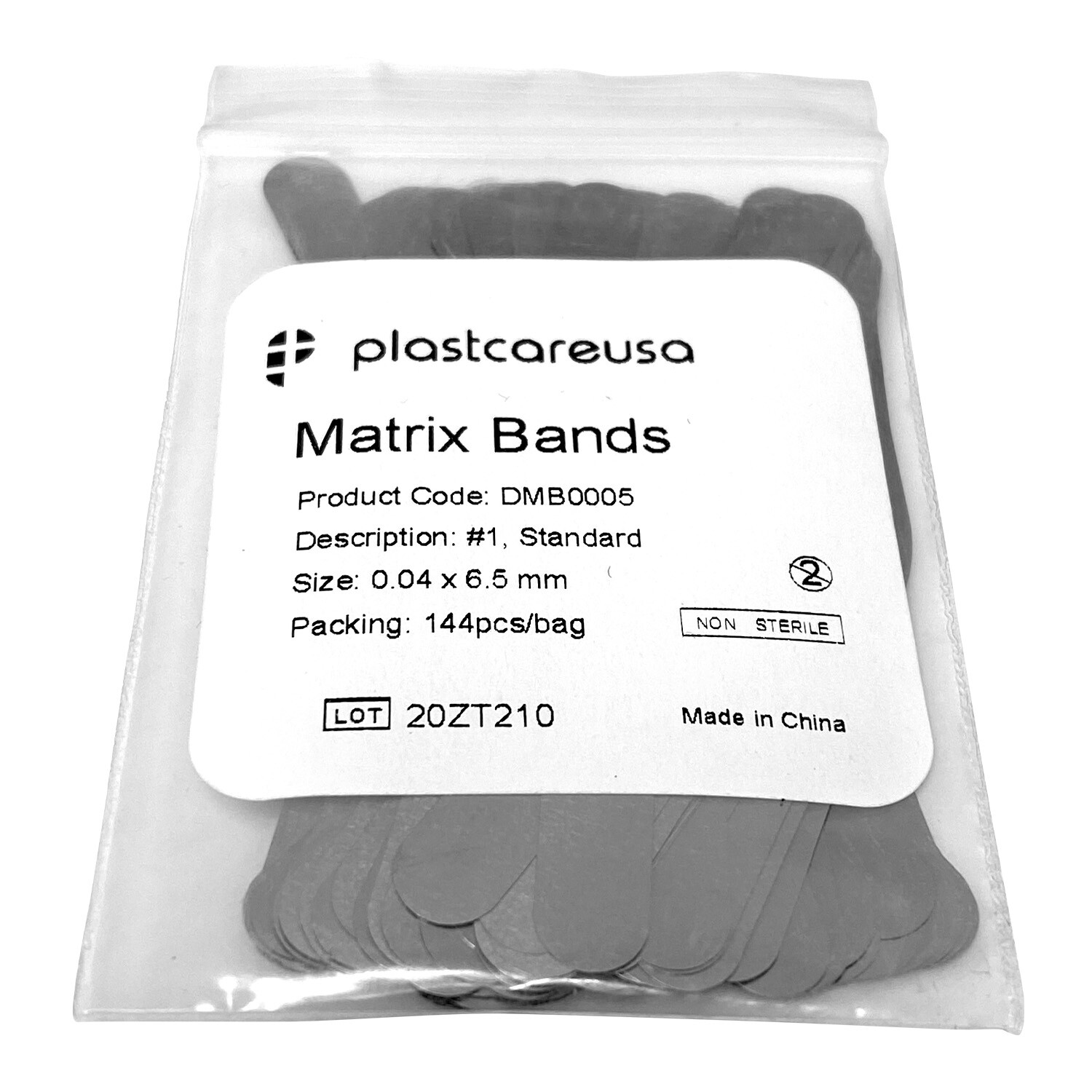 1440 x Matrix Bands, # 1 .0015″ 0.04mm Regular Tofflemire Type (10 Total Bags)