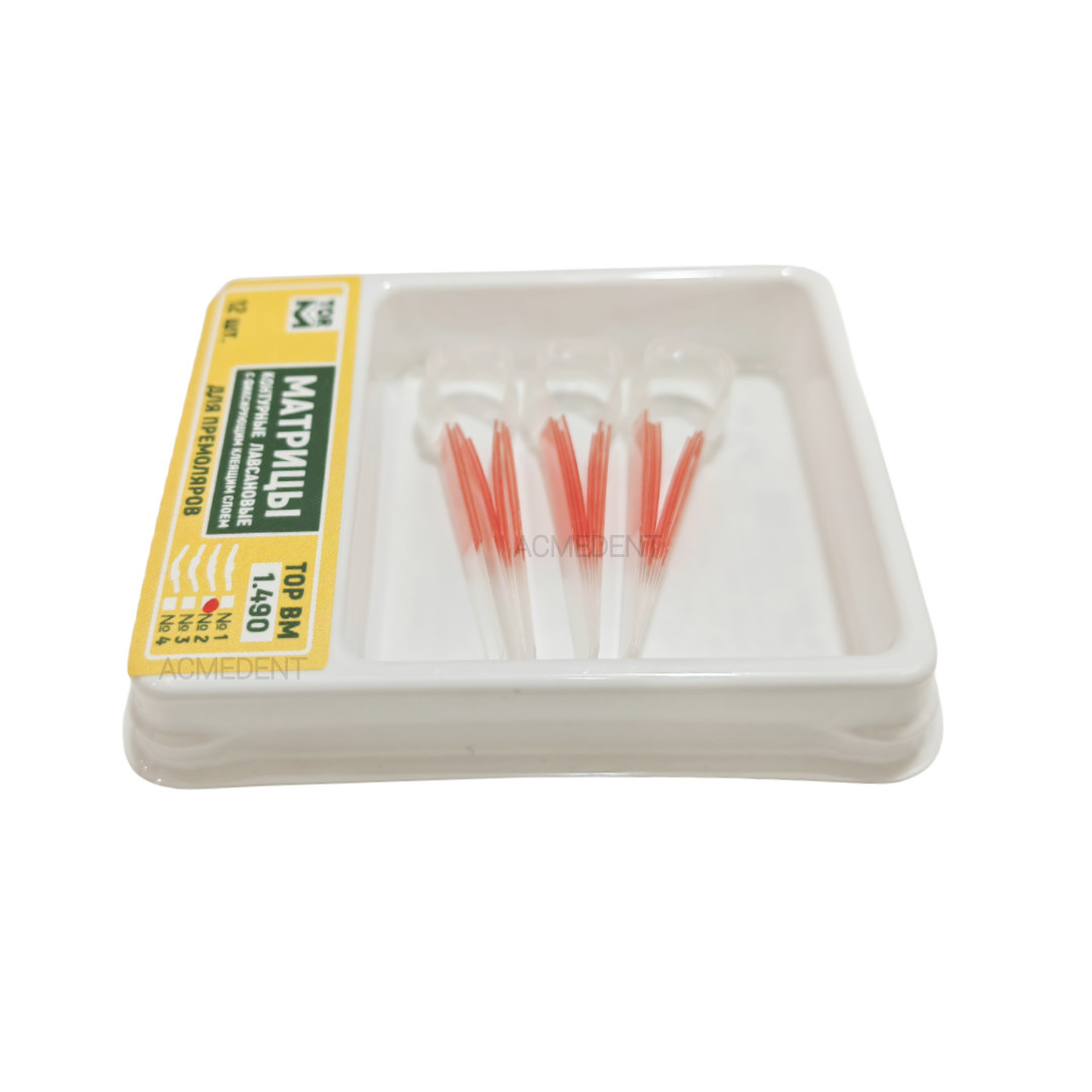 Dental Clear Matrix Self Adhesive Transparent Contoured Matrices Premolar TOR VM