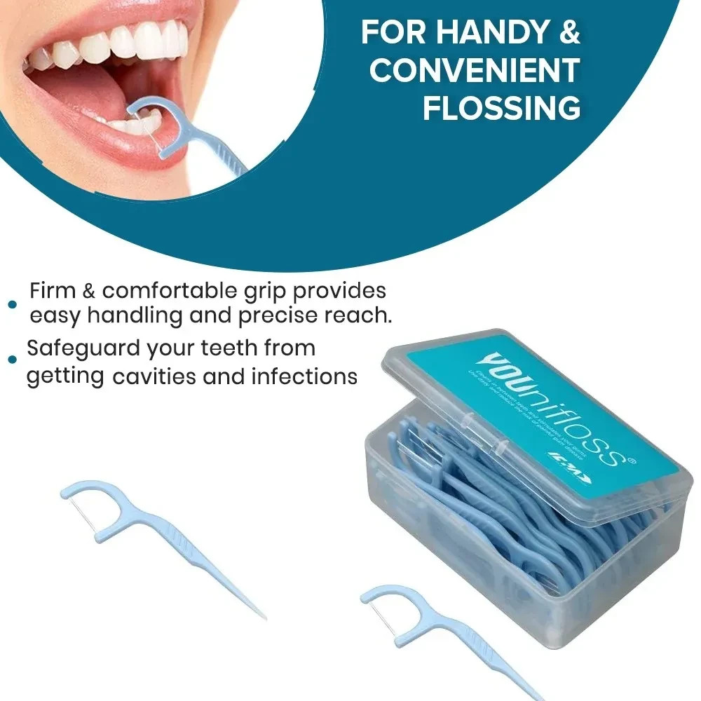 Icpa Younifloss Pack of 10 (1 Box Contains 50pcs) Free Shpping